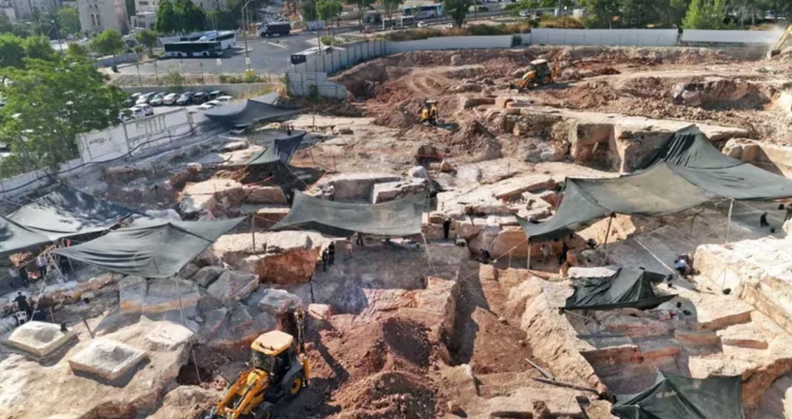 Se halló una cantera de la época del Segundo Templo en Har Hotzvim