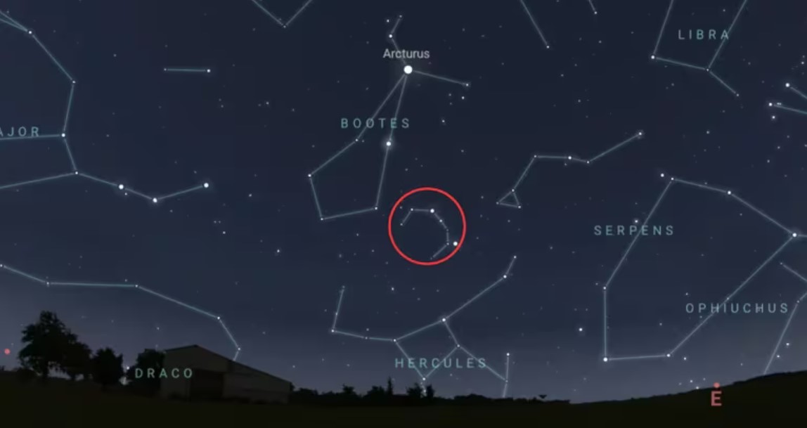 Debe localizarse la constelación Corona Boreal para observar la nova