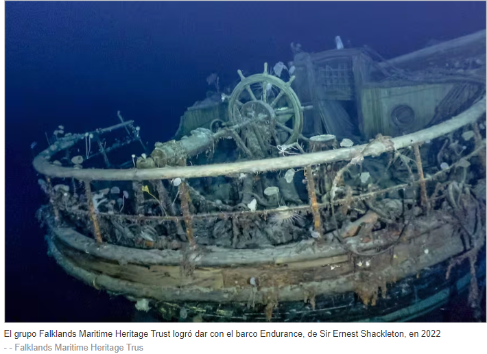 Las imágenes en 3D muestran detalladamente cada parte del barco que se pudo fotografiar.