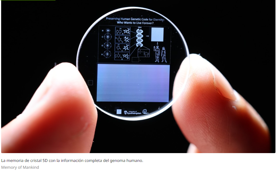 La memoria puede permanecer inalterada durante miles de millones de años.