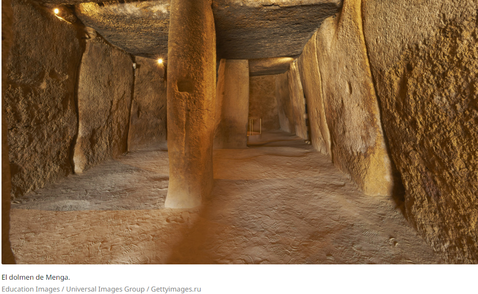 Las piedras del dolmen de Menga son más pesadas que las de Stonehenge.