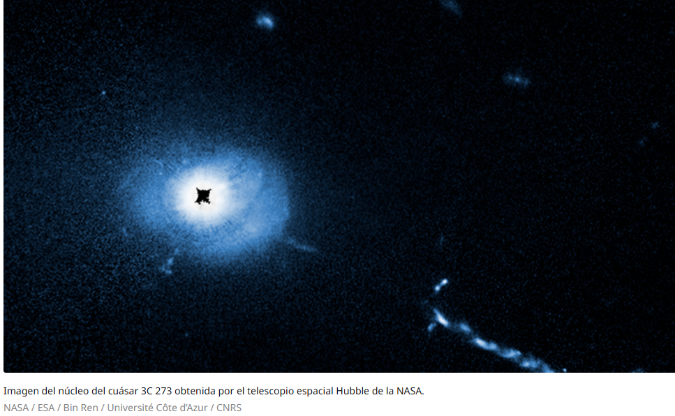 Los astrónomos identificaron "cosas extrañas" a su alrededor.