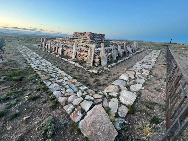 Otra vista de la estructura piramidal