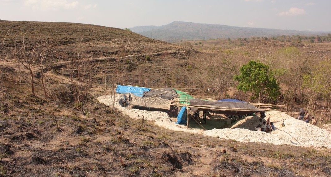 Sitio de excavación de Mata Menge, en la isla de Flores