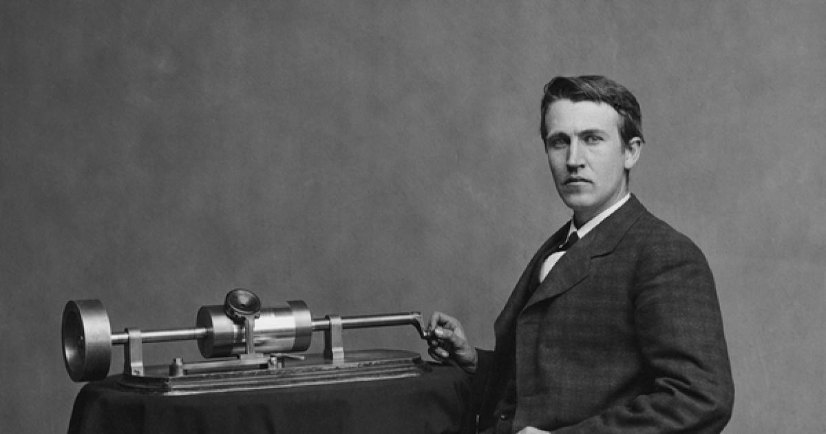 primer invento de thomas edison