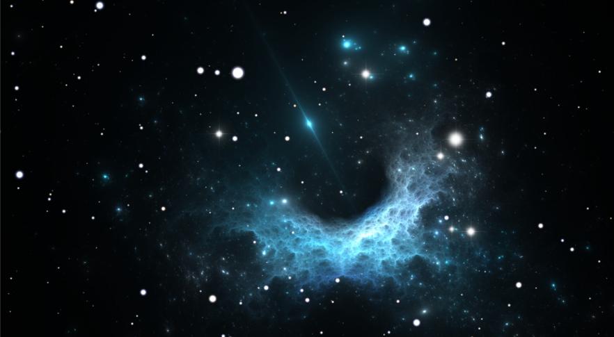 Descubren la fusión de agujeros negros más lejana y primitiva 