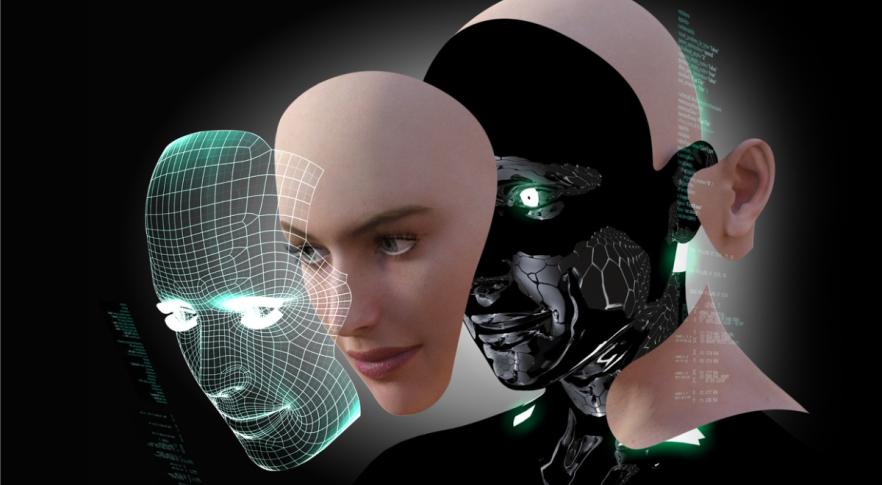 Robots humanoides con rostros de piel viva que son capaces de sonreír