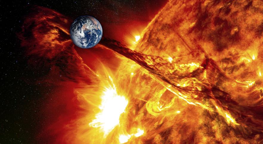 Erupciones de plasma "oscuro" podrían generar apagones