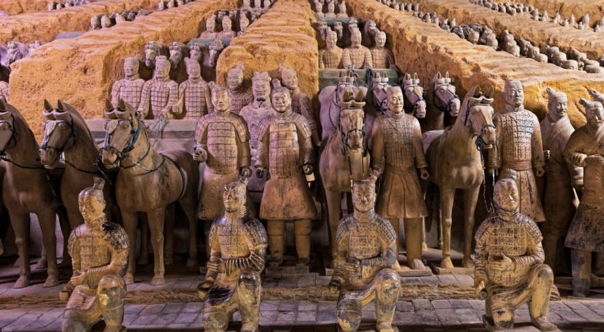 Hallaron un carruaje fúnebre de más de 2 mil años junto a los Guerreros de Terracota