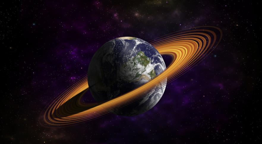 La Tierra tuvo un anillo como los de Saturno