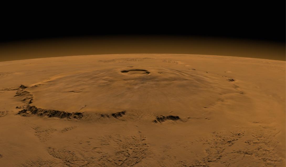 Agua en Marte: encuentran hielo en volcanes cerca del ecuador-0